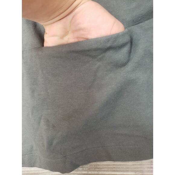 Kathleen Sommers Women's Gray Pullover Pocket Plus Size 0X Cotton Lagenlook Top - Picture 4 of 6